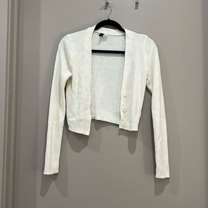 H&M white cardigan